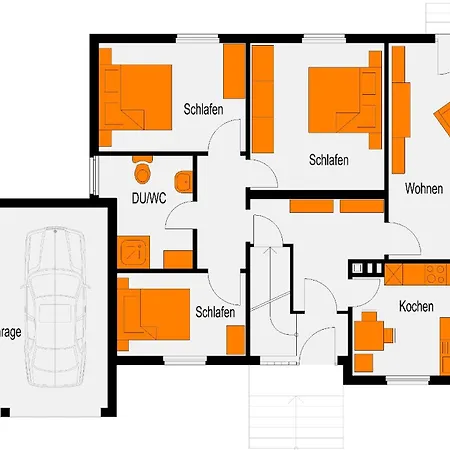 Ferienwohnung Gerken Wieda Camera foto